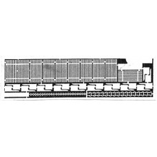 J21 10 x 3rd class slatted seats for L&B Unpainted Kit OO Scale 1:76