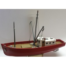 MB33a 60ft Steel Hull Trawler / Shrimper Full Hull Version (OO scale 1/76th)