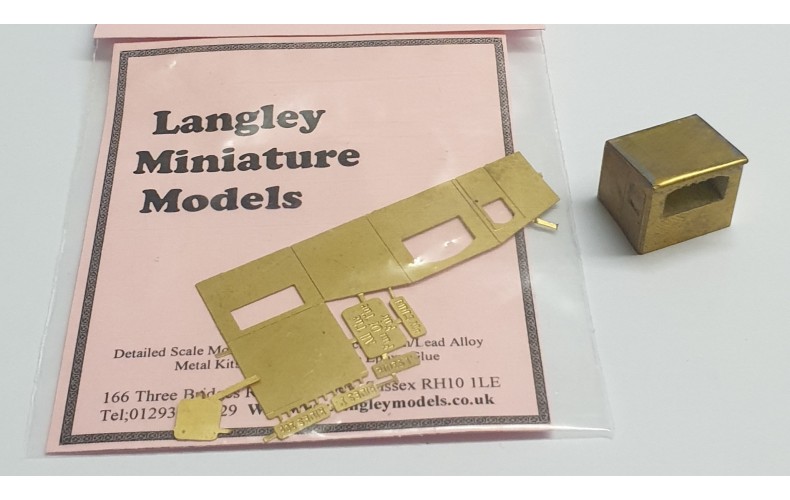 NQ1a Paybooth (for NQ1 or NQ13) (N scale 1/148th) Unpainted kit
