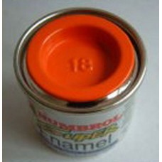 PP18 Humbrol Enamel Gloss Paint Tinlet 14ml Code: 18 Orange