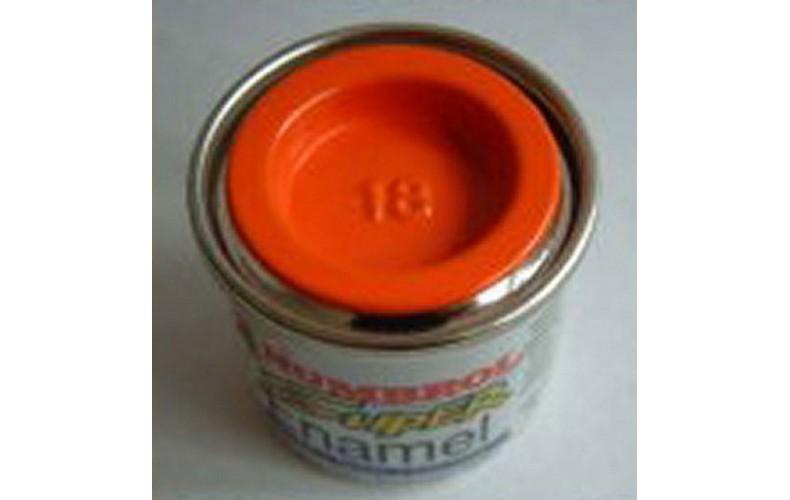 PP18 Humbrol Enamel Gloss Paint Tinlet 14ml Code: 18 Orange