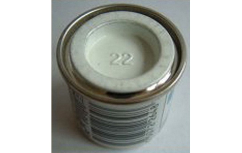 PP22 Humbrol Enamel Gloss Paint Tinlet 14ml Code: 22 White