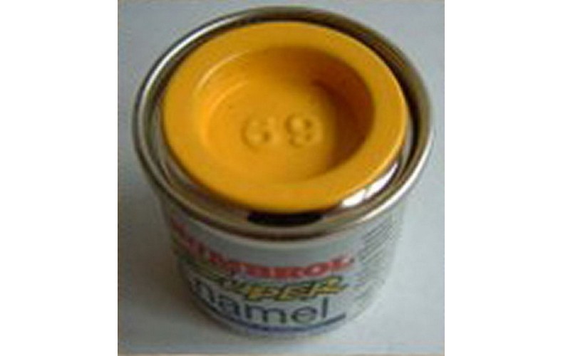 PP69 Humbrol Enamel Gloss Paint Tinlet 14ml Code: 69 Yellow