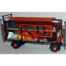 Q21 double deck Open Trailer Unpainted Kit OO Scale 1:76 