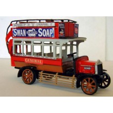 S4 Damiler/AEC 'B'type D/deck bus 1911 Unpainted Kit OO Scale 1:76