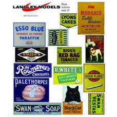 SMF16 Copies of old enamel signs -Shop adverts large