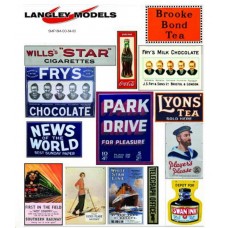 SMF18 Enamel Sign Reproductions -Station ads (medium) 