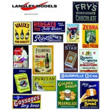 SMF22 Copies of old enamel signs -Street adverts large