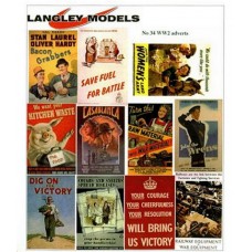 SMF32 Enamel Sign Reproductions - World War 2 Info ads (small)