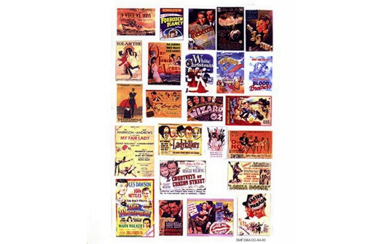 SMF38 Cinema & Theatre adverts - set 2 large