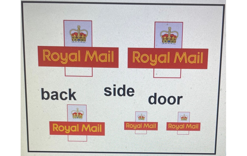 T11a  Modern Royal Mail Van Transfers (OO Scale 1/76th)