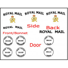 T11b GR Royal Mail Decals (1930's-1952) (OO Scale 1/76th)