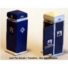 T14 RAC Telephone Waterslide Transfers  (OO Scale 1/76th)