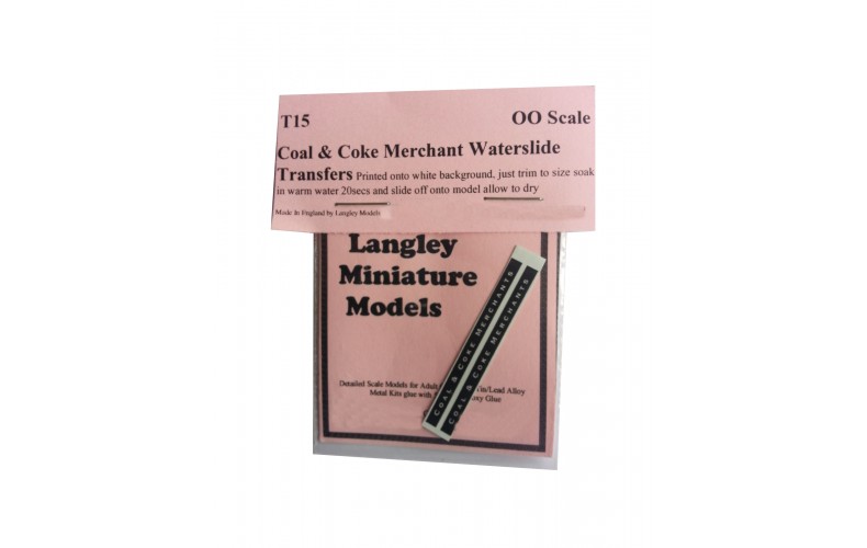 T15 Coal Merchant Transfers (OO Scale 1/76th)