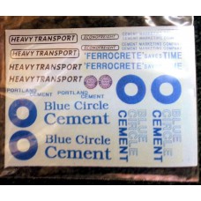 T8 Blue Circle Cement (OO Scale 1/76th)