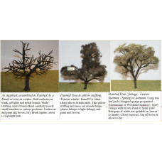 TRHowToo How to Make Dead /winter or Summer Spring Autumn Trees. 
