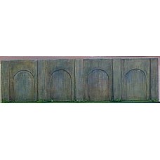 V13b Brick Embankment Retaining Wall (OO scale 1/76th)