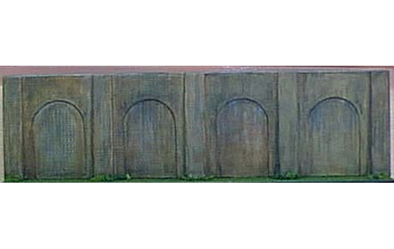 V13b Brick Embankment Retaining Wall (OO scale 1/76th)