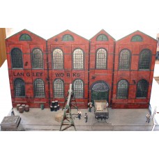 V17set Brick factory/warehouse Unpainted Kit OO Scale 1:76