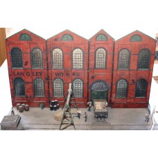 V17set Brick factory/warehouse Unpainted Kit OO Scale 1:76