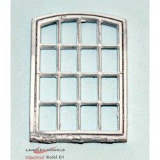 V20 4 x Cast metal Industrial Window frame & bars 16x25mm Unpainted Kit OO Scale 1:76