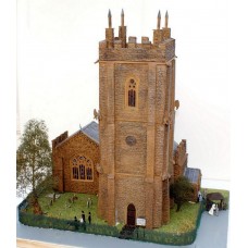 V20set Traditional Tower Church Unpainted Kit OO Scale 1:76