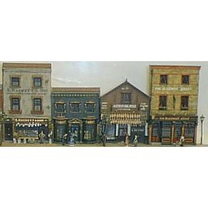 V2set Pub, Post office and shop Unpainted Kit OO Scale 1:76