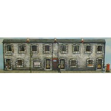 V5set Cottage fronts -terrace of 4 Unpainted Kit OO Scale 1:76