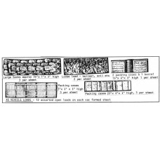 X6 12 x Lorry Loads assorted Unpainted Kit OO Scale 1:76