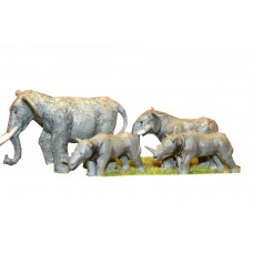 Z02 Elephants & Rhinos (OO scale 1/76th)