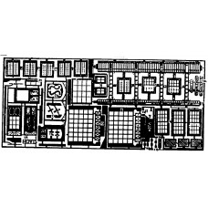 V18a etching for timb'd & Georgian Shops (V18) Unpainted Kit OO Scale 1:76