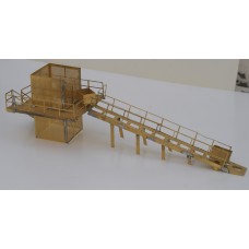 V21b Pithead Underground lift cage & truggs Unpainted Kit OO Scale 1:76