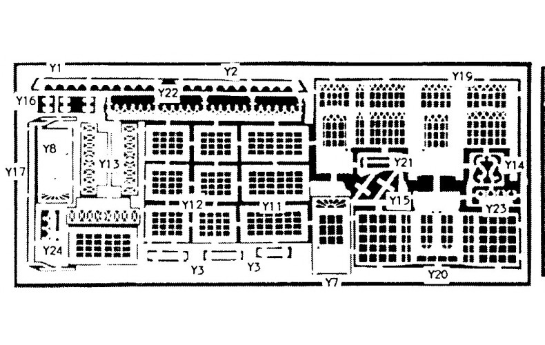 NV2a etching for Post Office,Pub,Shop(NV2) Unpainted Kit N Scale 1:148