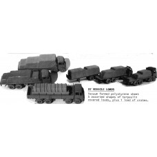 X7 6 x Lorry loads 'tarpaulin' covered Unpainted Kit OO Scale 1:76