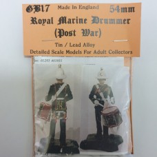 GB17 Royal Marine Drummer (Post war) GB17 Unpainted Kit 54mm Scale