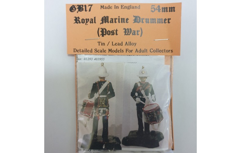 GB17 Royal Marine Drummer (Post war) GB17 Unpainted Kit 54mm Scale