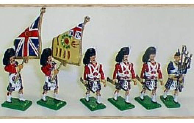 TF72a Seaforth Highlanders Colour Party