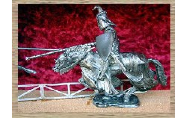 KS17 Jousting Knight (Hound Crested Helm) (54mm scale)