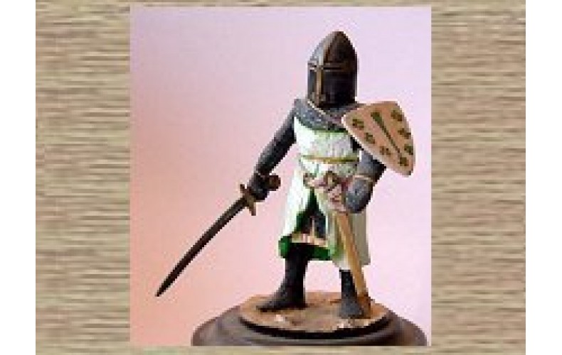 KS3 Foot Knight dressed for Combat (54mm scale)