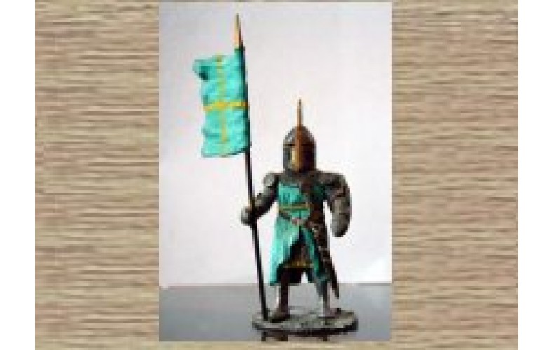KS5 Foot Knight with Standard (54mm scale)