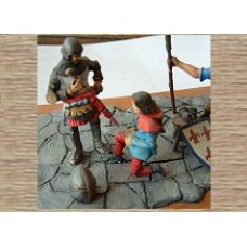 KS7 'To Arms' Scene (Knight & Squire) (54mm scale)