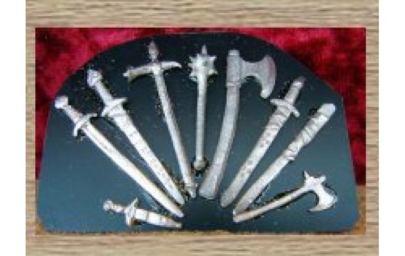 KS8 9 Assorted Weapons (54mm scale)