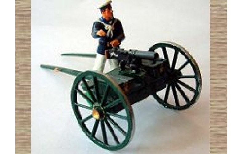 TRN5 RNLP firing figure, machine gun & carriage