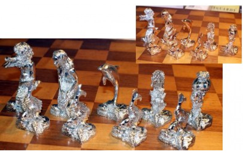 LM8 Aquatic Chess Set (75mm scale)