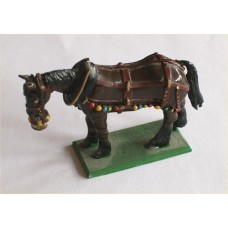 WW1p Waterways Harnessed Draft Horse Painted