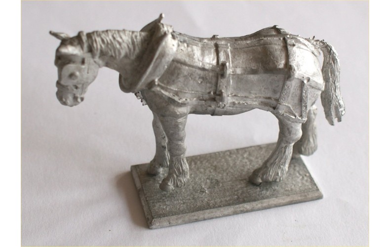 WW4 Harnessed Draft Horse (54mm Scale)