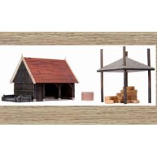 10188 Shed & hay stack cover (OO/HO Scale 1/87th)
