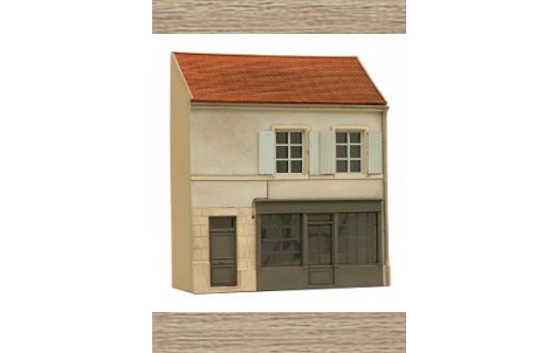 14142 German sytle shop facade L  (N Scale 1/160th)