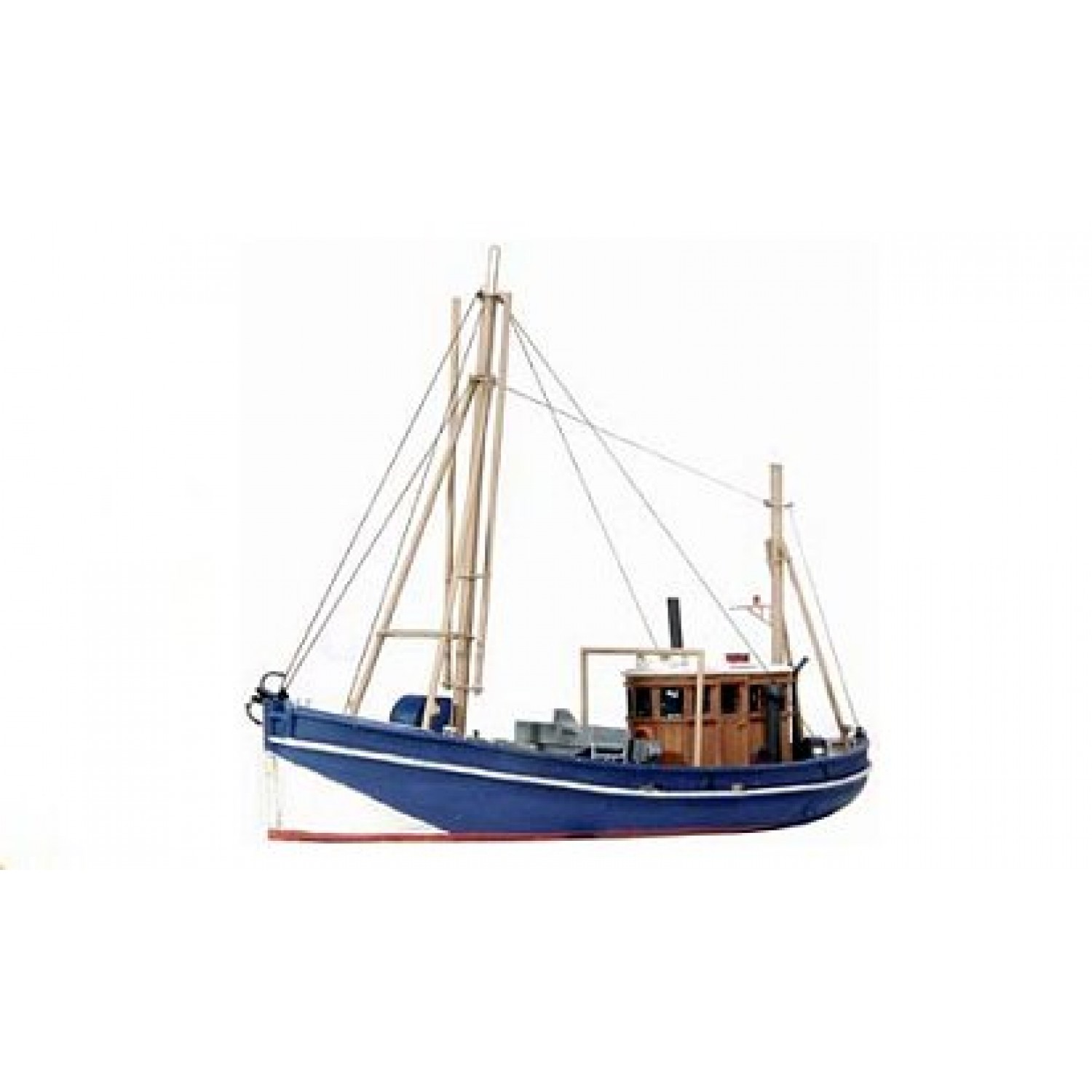 Small Coastal Fishing Trawler (N Scale 1/160th)
