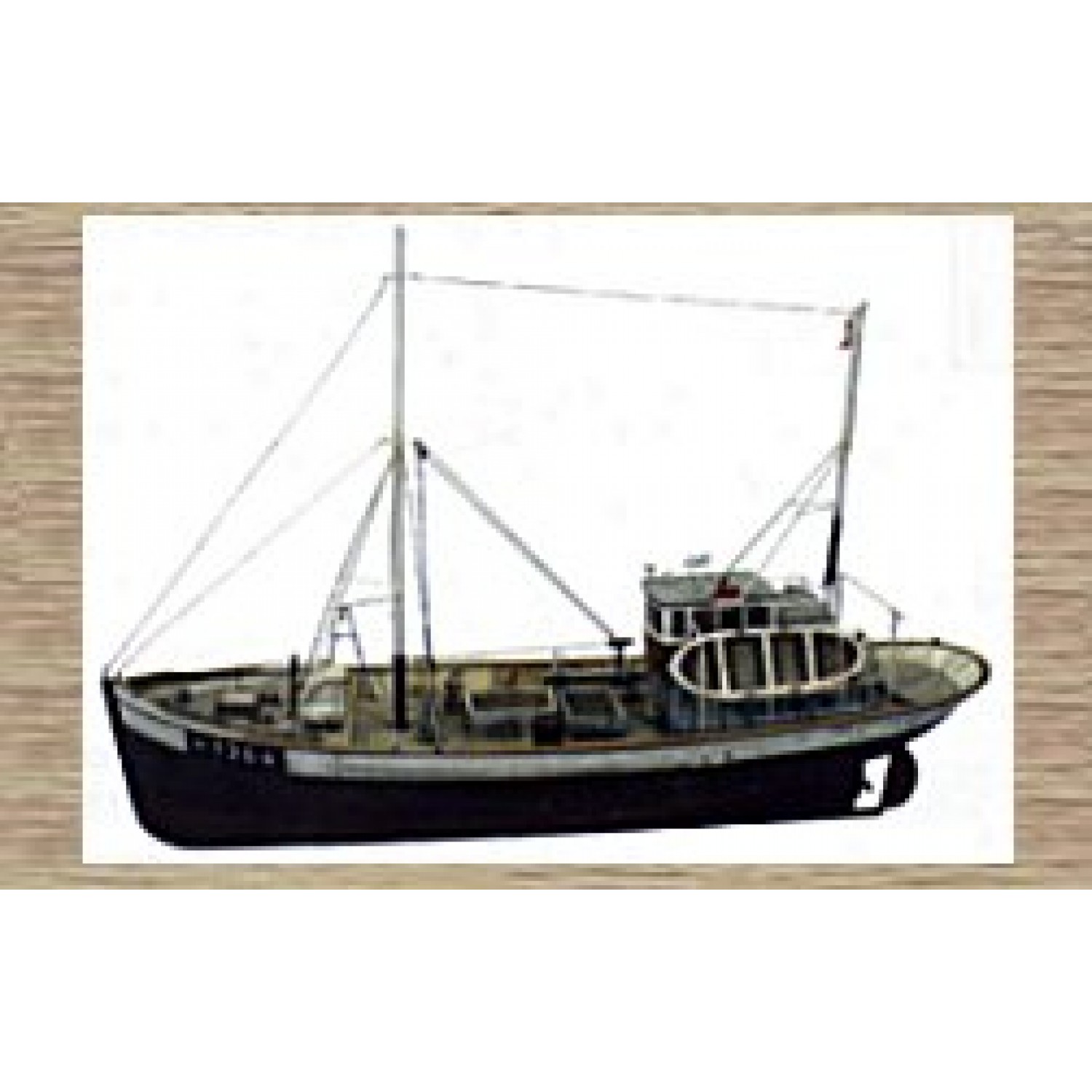 Large Fishing Trawler - Full Hull Version (OO/HO Scale 1/87th)